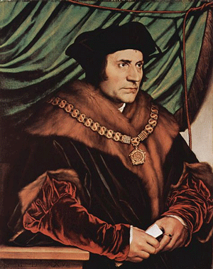 St. Thomas More by Hans Holbein, 1527