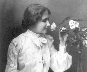 Helen Keller.  Photo: Library of Congress